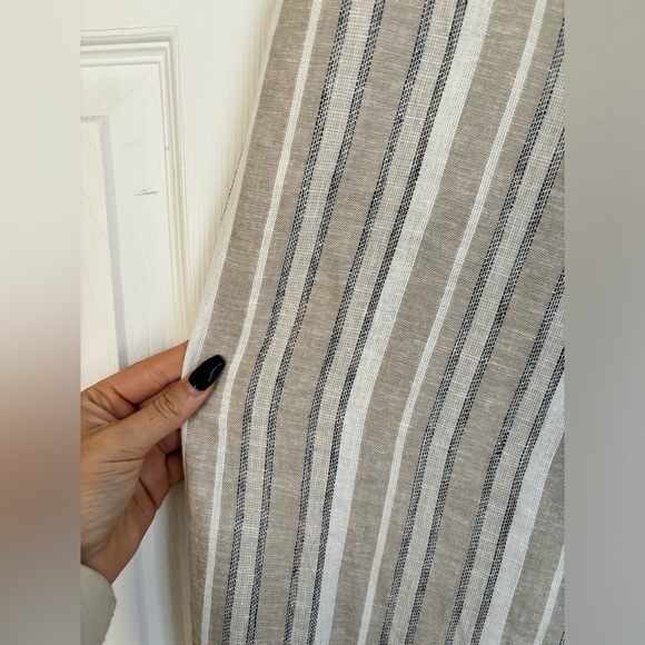 EXPRESS Linen Flowy Striped Pants NWT - Picture 3 of 7